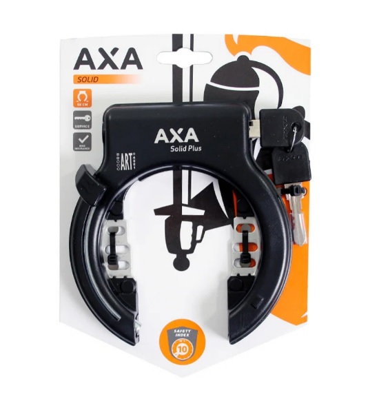Axa Solid+ Rahmenschloss Schwarz ART**