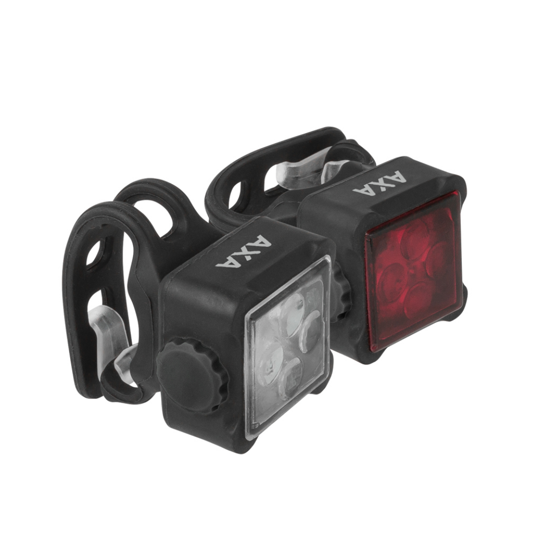 Axa Niteline 44-R Beleuchtungsset Schwarz Batterie