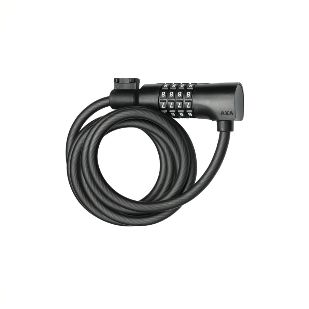 Axa Resolute C8-180 Kabelschloss mit Zahlencode Schwarz
