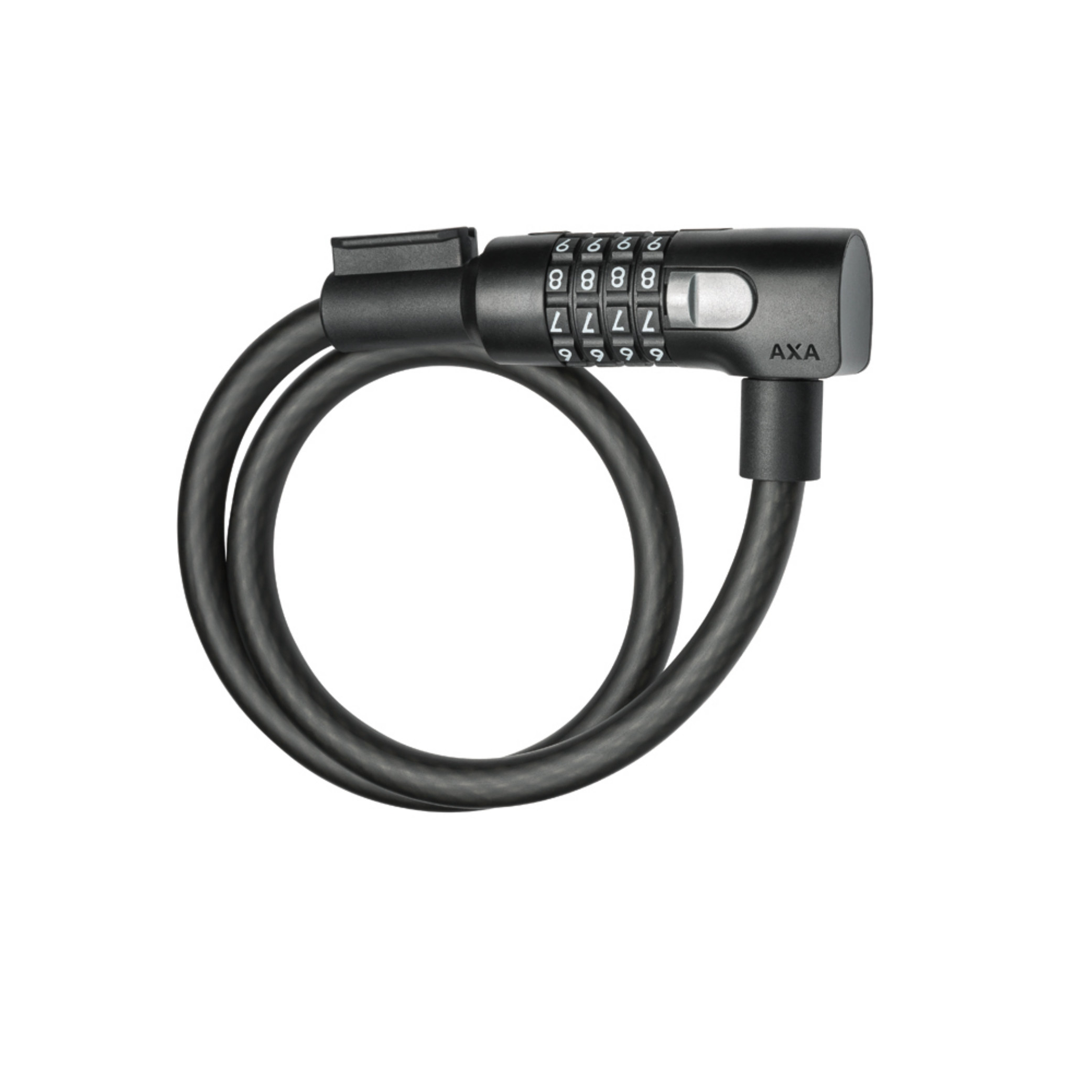 Axa Resolute C12-65 Kabelschloss mit Zahlenkombination Schwarz