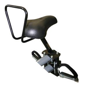 Kindersattel mit Montage am Rahmenrohr, für übergroßen Damenrahmen. Modell 3