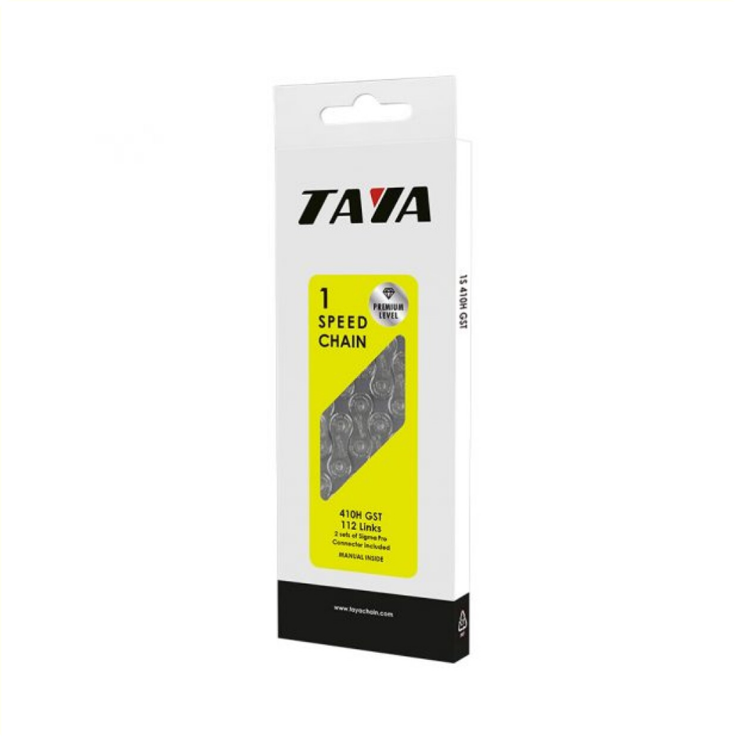Taya-Kette 410H, 1-Gang GST-500 rostfrei