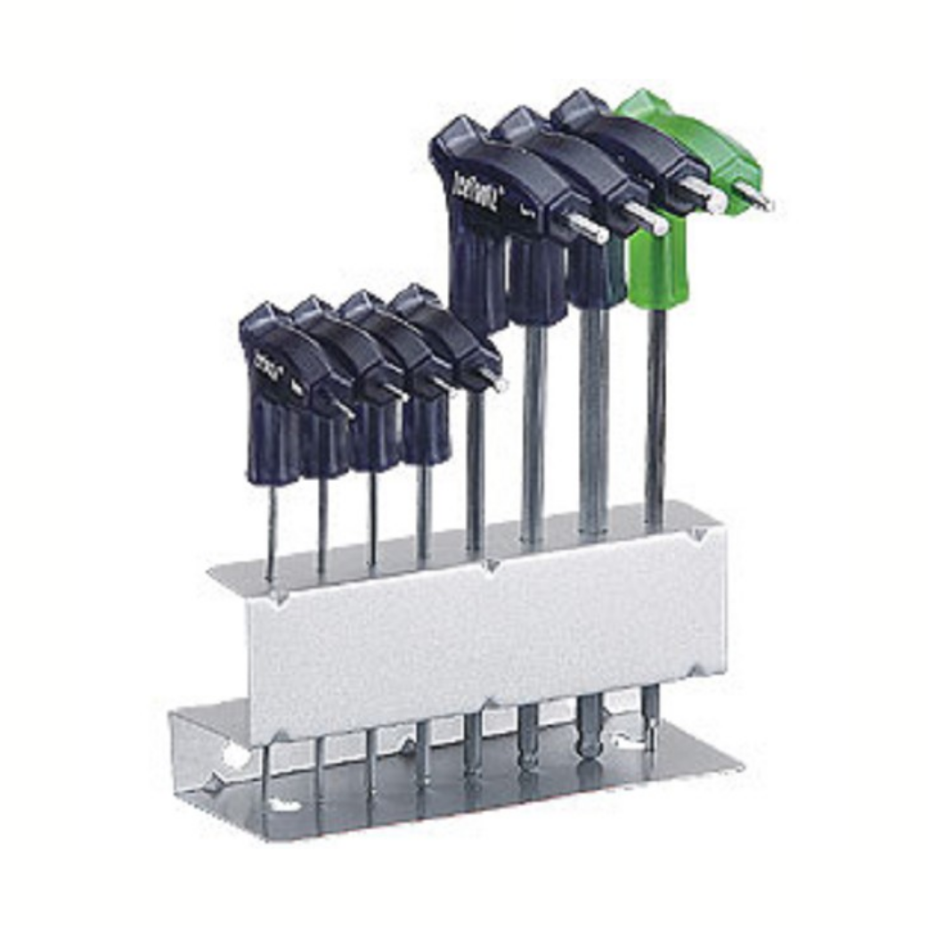 IceToolz Inbusschlüssel Twinhead + Kugelkopf, 8-teilig