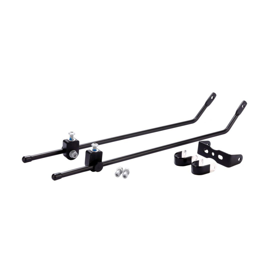 Befestigungsteile für Massload Heckträger schwarz