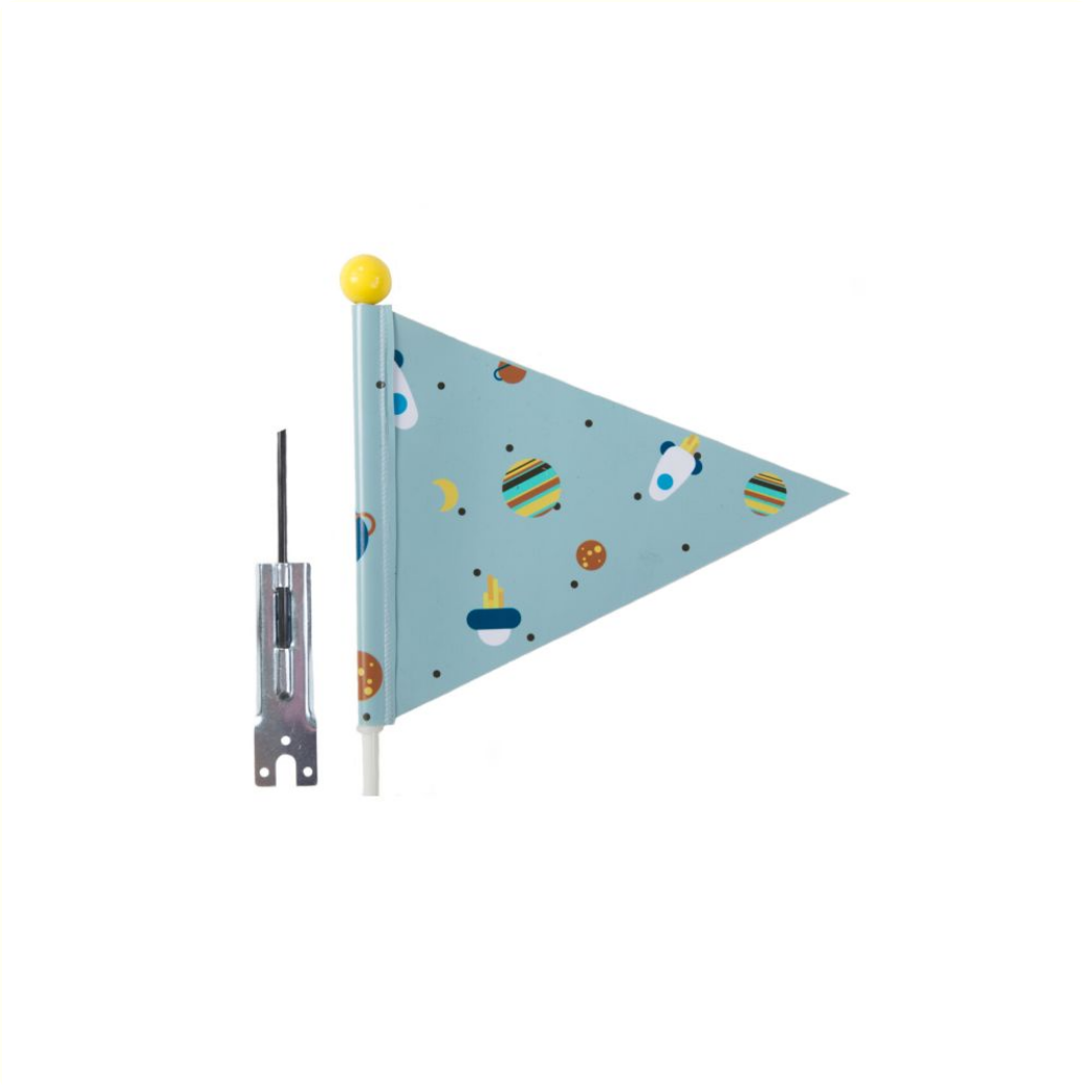 PexKids Fahrradfahne Rocket. Teilbar