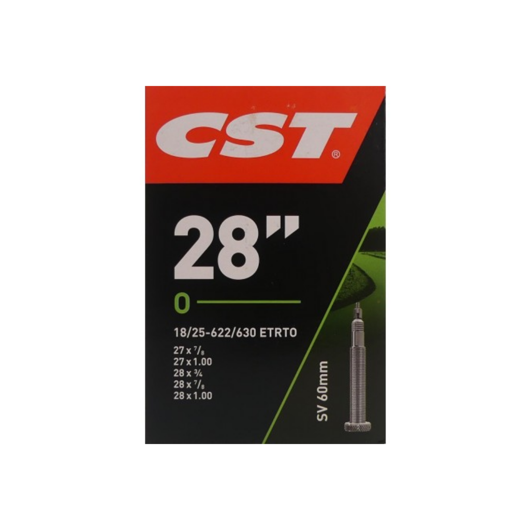 CST-Schlauch 28x1, ETRTO 18/25-622/630, Ventil Presta/Französisch 60 mm