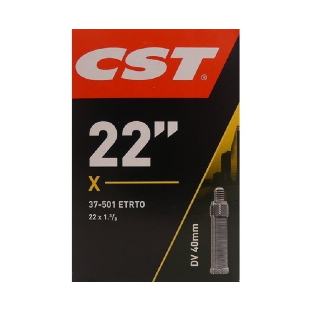CST-Schlauch 22x1 3/8 ETRTO 37-501, Ventil: Dunlop Blitz/Holland 40MM