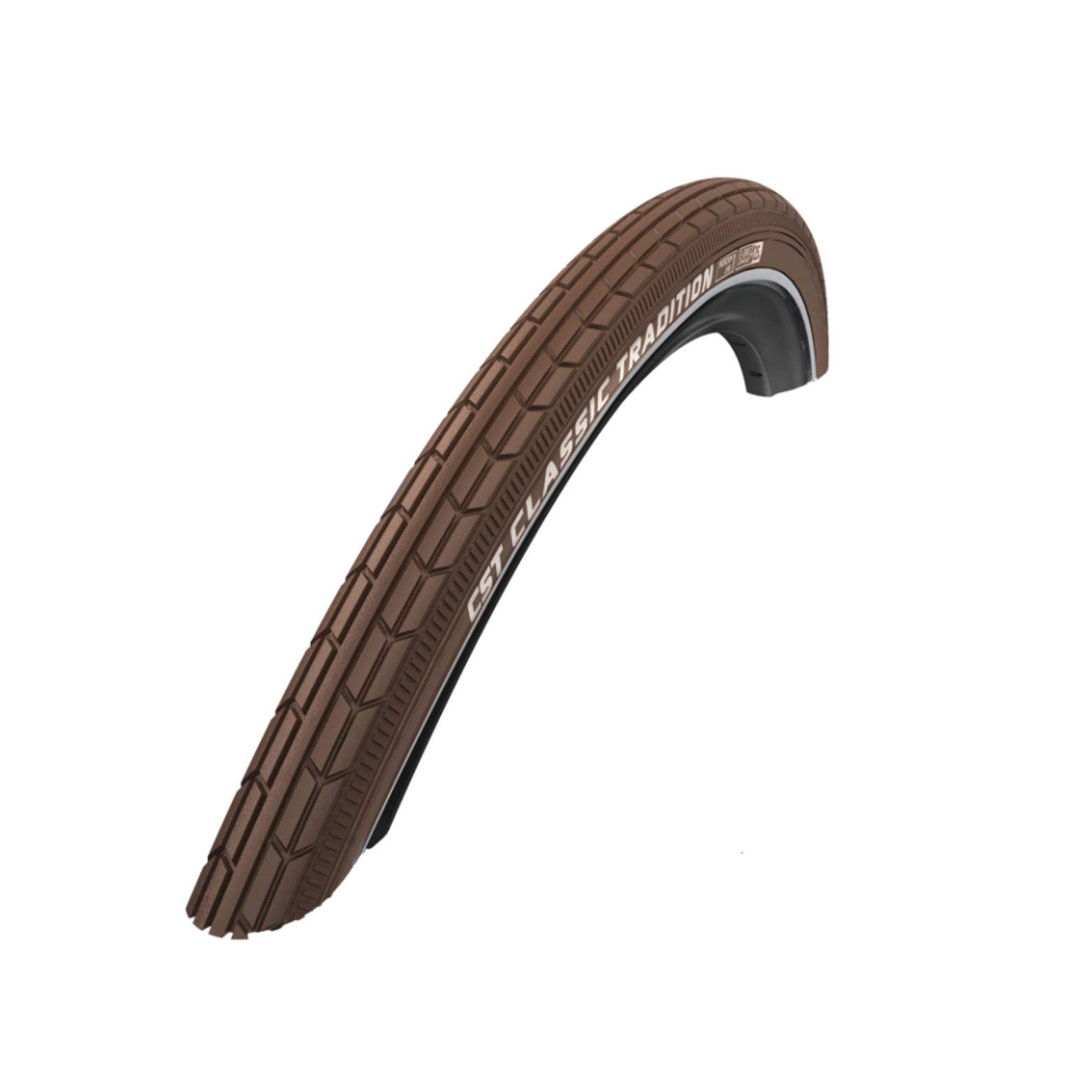 CST Classic Tradition (1 mm pannensicher0 braun mit Reflexion. 28 x 1,75, 700 x 47 C ETRTO 47-622