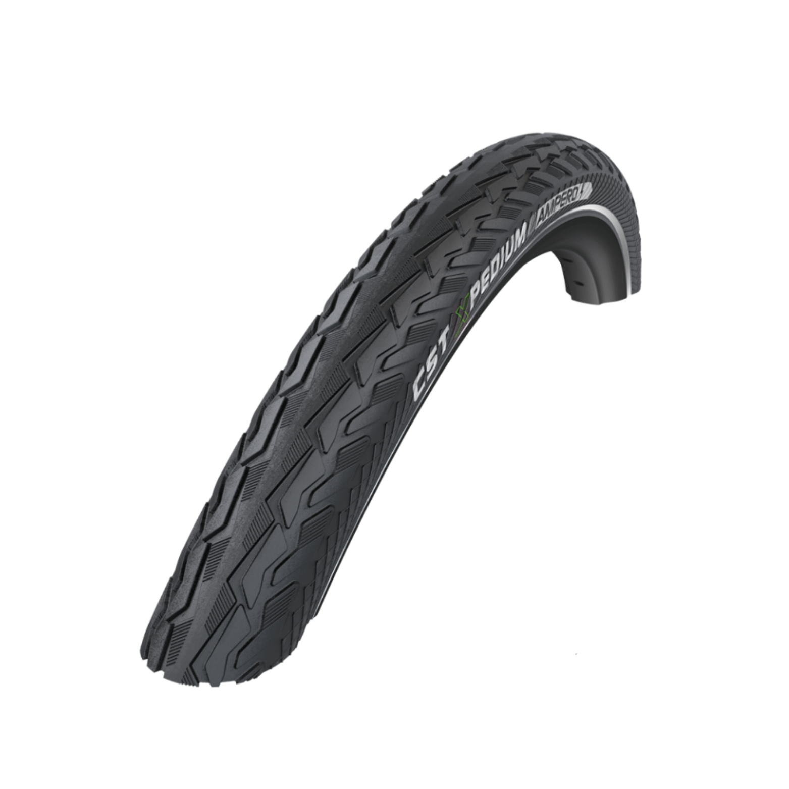 CST Xpedium Ampero (2 mm Pannenschutz) Schwarz mit Reflexion. 28x1,75, ETRTO 47-622