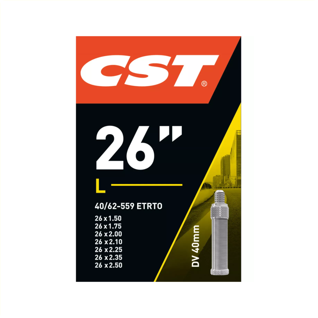 CST Schlauch 26x1,75-1,90-2,30 ETRTO 40/62-559, Ventil: Blitz/Dutch 40 mm