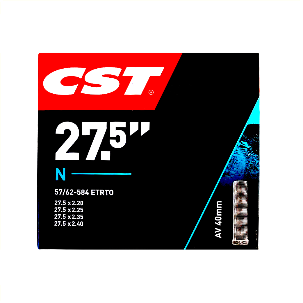 CST Schläuche 27,5 x 2,20 – 27,5 x 2,40 ETRTO 57/62 – 584 Ventil 40 mm: Auto/Schrader