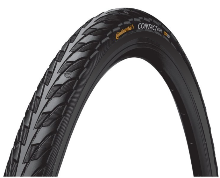 Continental Contact Außenreifen, Schwarz, 28x1 5/8x1 3/8, ETRTO 37-622 (25 km/h E-Bike zugelassen)
