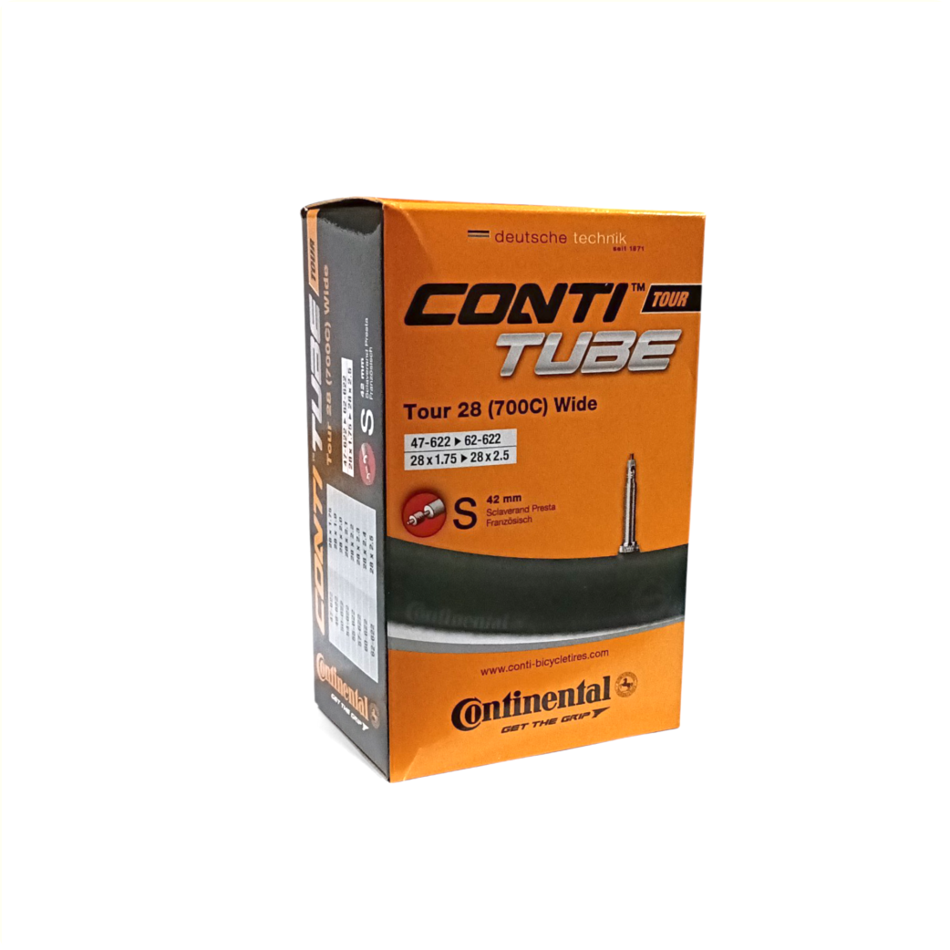 Continental Tour 28 Wide Schlauch, 28x1,75/2,5, ETRTO 47/62-622, 42 mm französisches Ventil