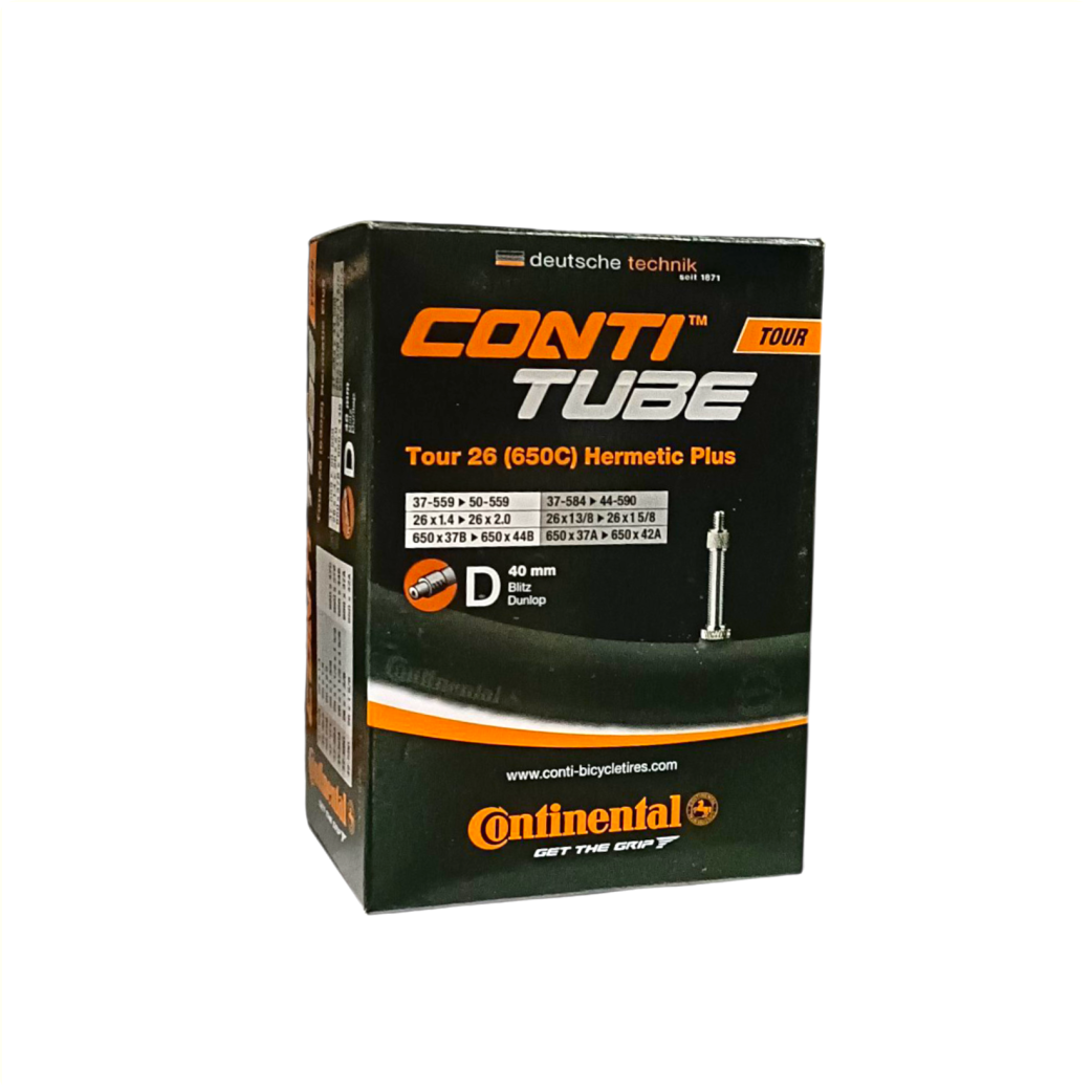 Continental Tour 26 Wide Hermetic Plus Schlauch, 26x1,75/2,5, ETRTO 47/62-559, 54-584, 40 mm Ventil (Holländisches Ventil)