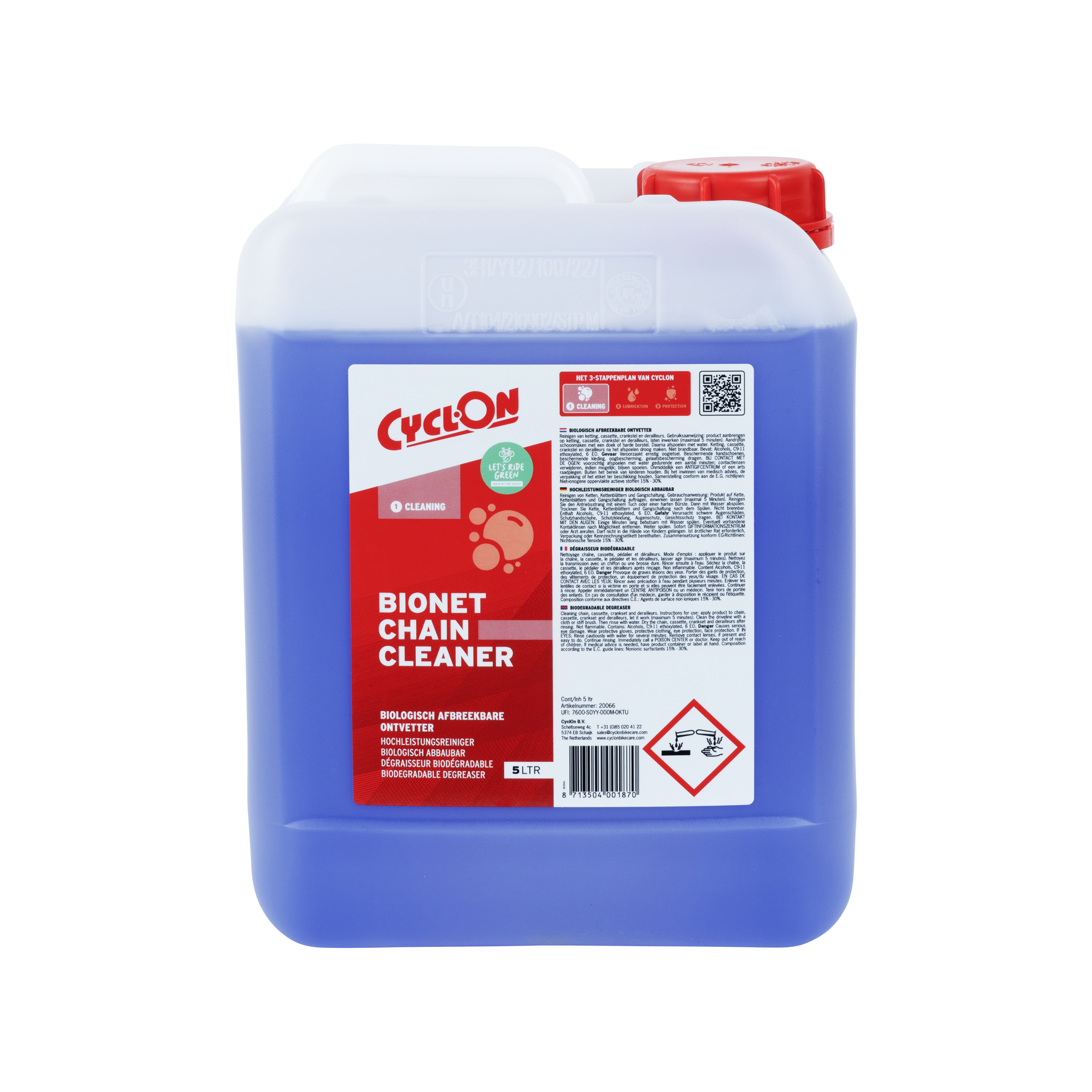 CyclOn Bionet Kettenreiniger 5 ltr