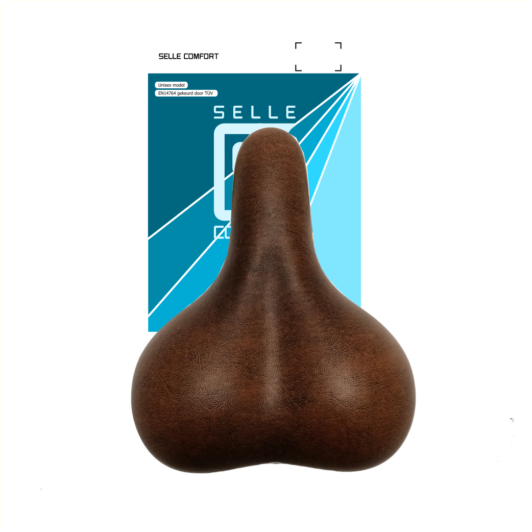 Selle Comfort Sattel City braun, ohne Riemen