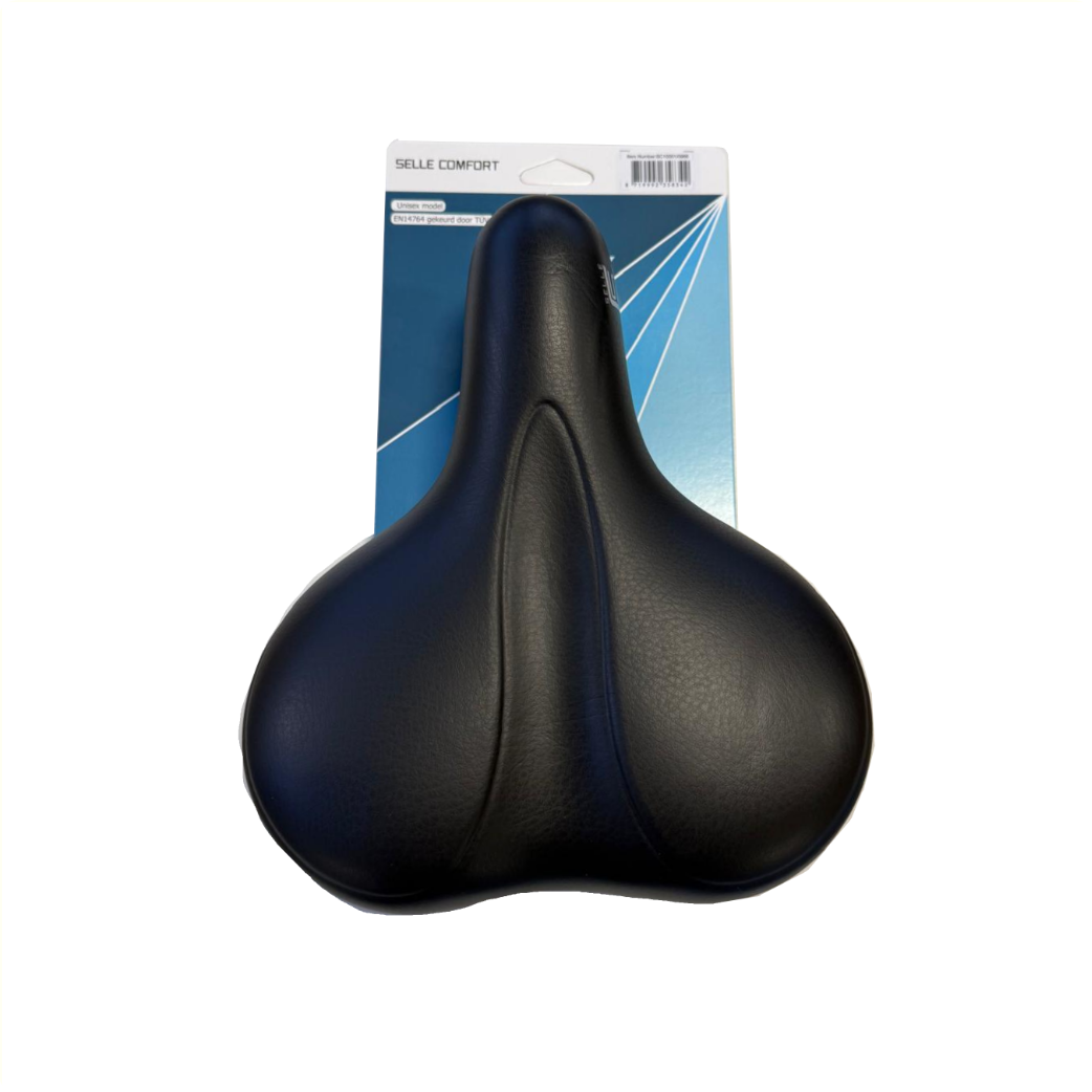 Selle Comfort Sattel E-Bike Soft schwarz, ohne Gurt.