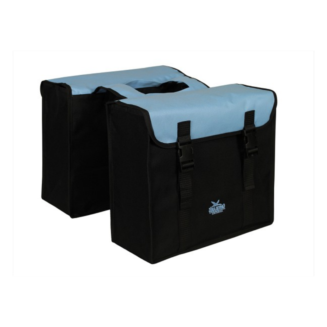 Greenlands Doppeltasche, schwarz-blau