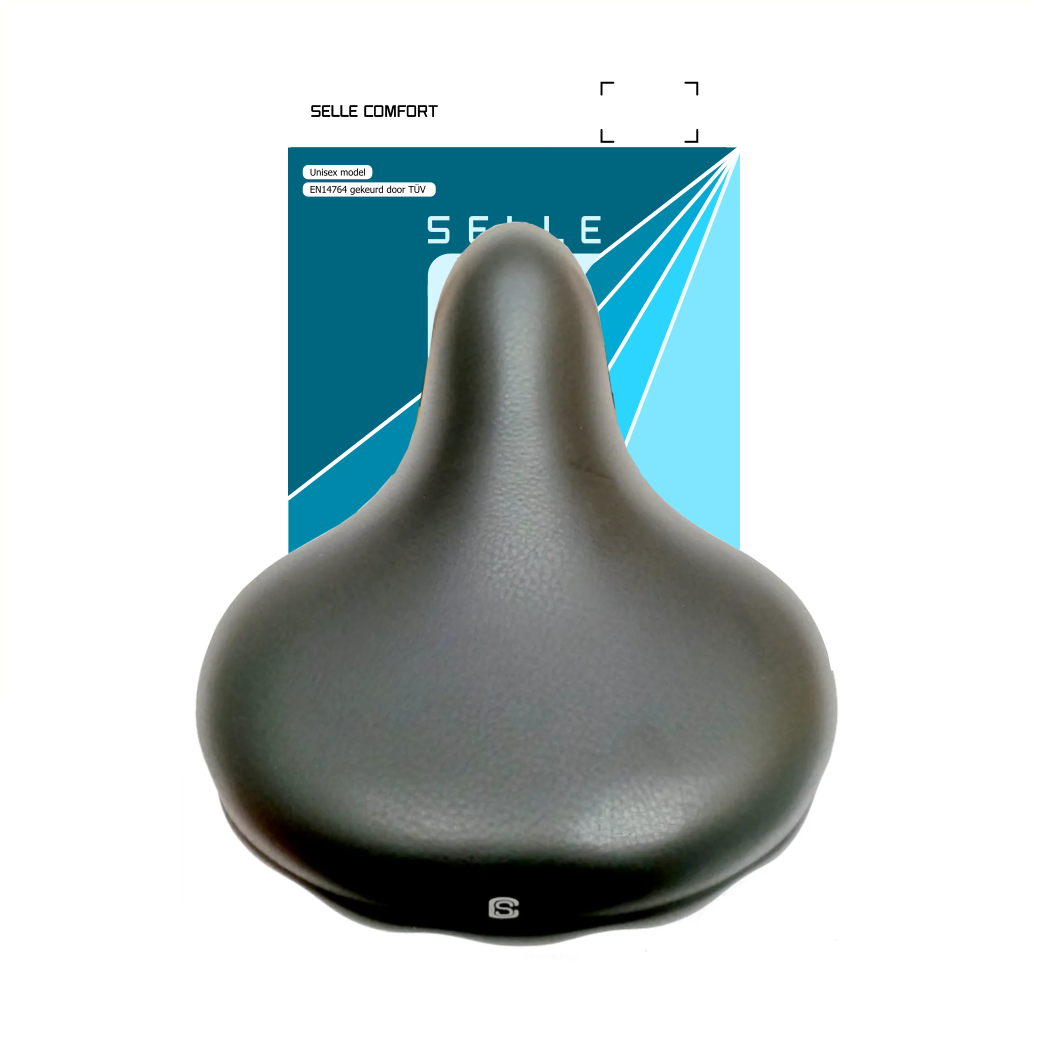 Selle Comfort saddle black (imitation Drifter saddle), without strap