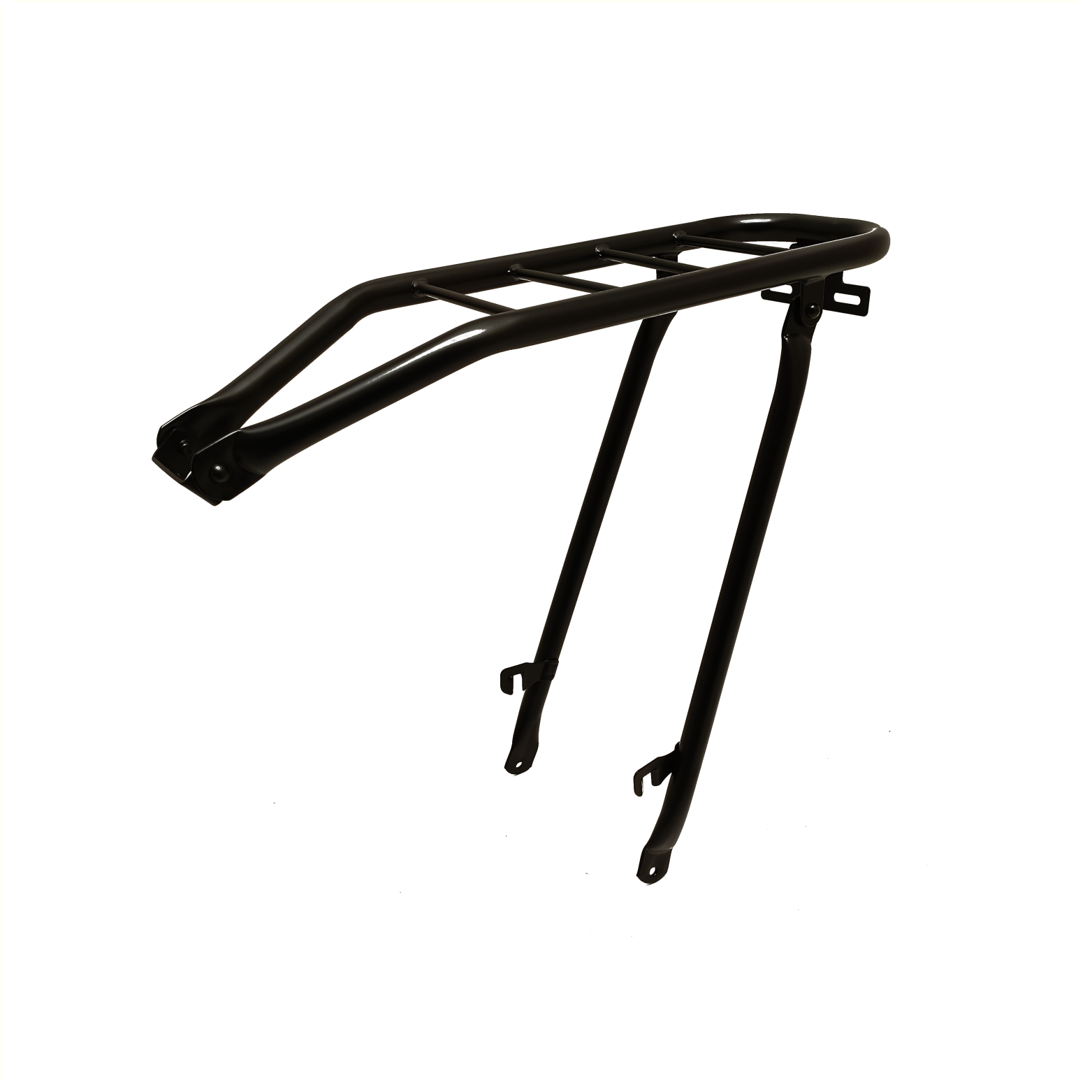 Gepäckträger Oversized Cargo 28'' Mattschwarz für 56cm/58cm Rahmen (passend für Cargo und Transporter) Rahmenmontage