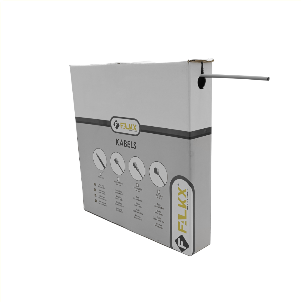 FALKX Außenkabelbremse 5mm silber 30m