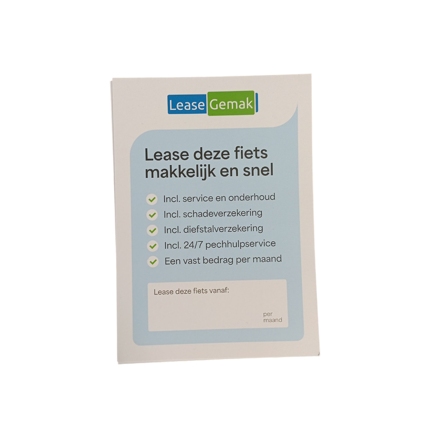 preiskarte LeaseGemak pro 10