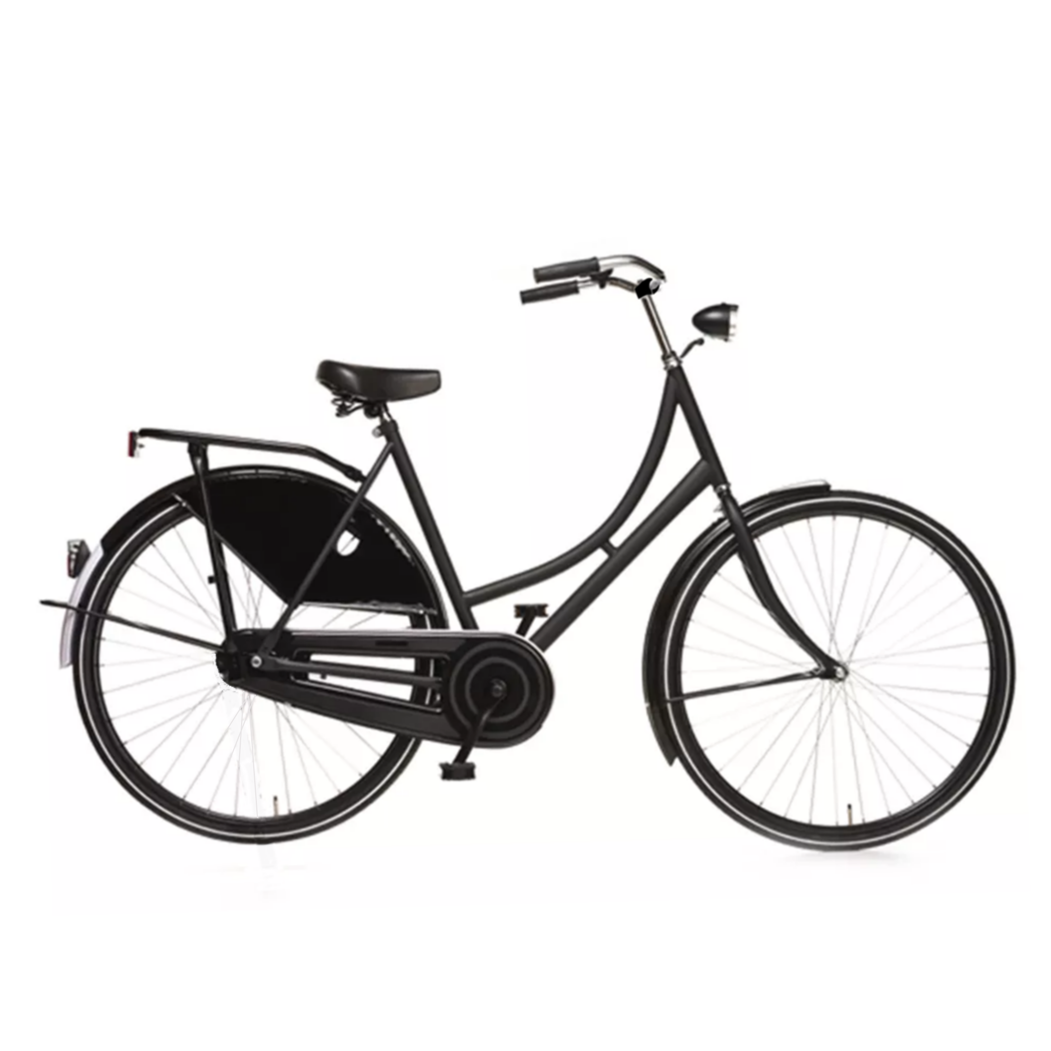 Avalon Oma Export D50cm Bremsnabe. mattschwarzer Rahmen und Gabel