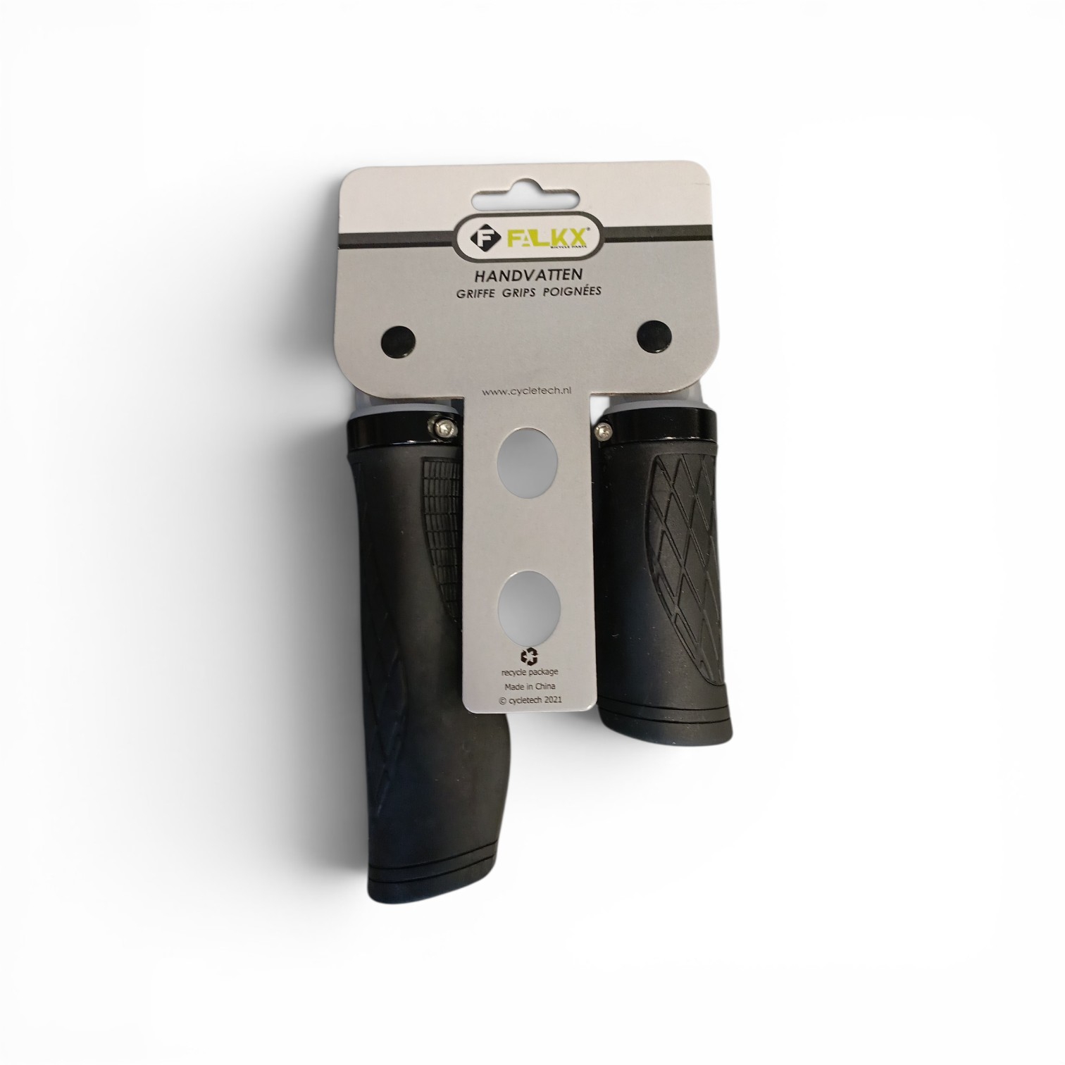 FALKX-Griffe, mit einem einzelnen Sicherungsring, Länge 90/130 mm, schwarz