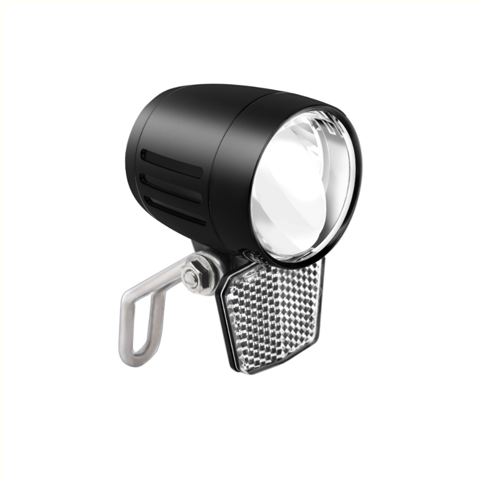 Falkx LED Scheinwerfer schwarz, 20Lux E-Bike 6V-48V