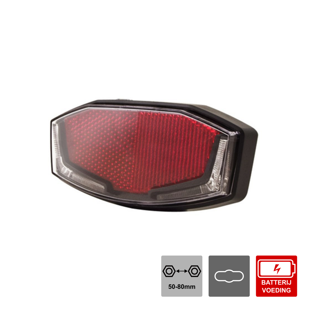 Rücklicht Spanninga Lineo-XB Batterie