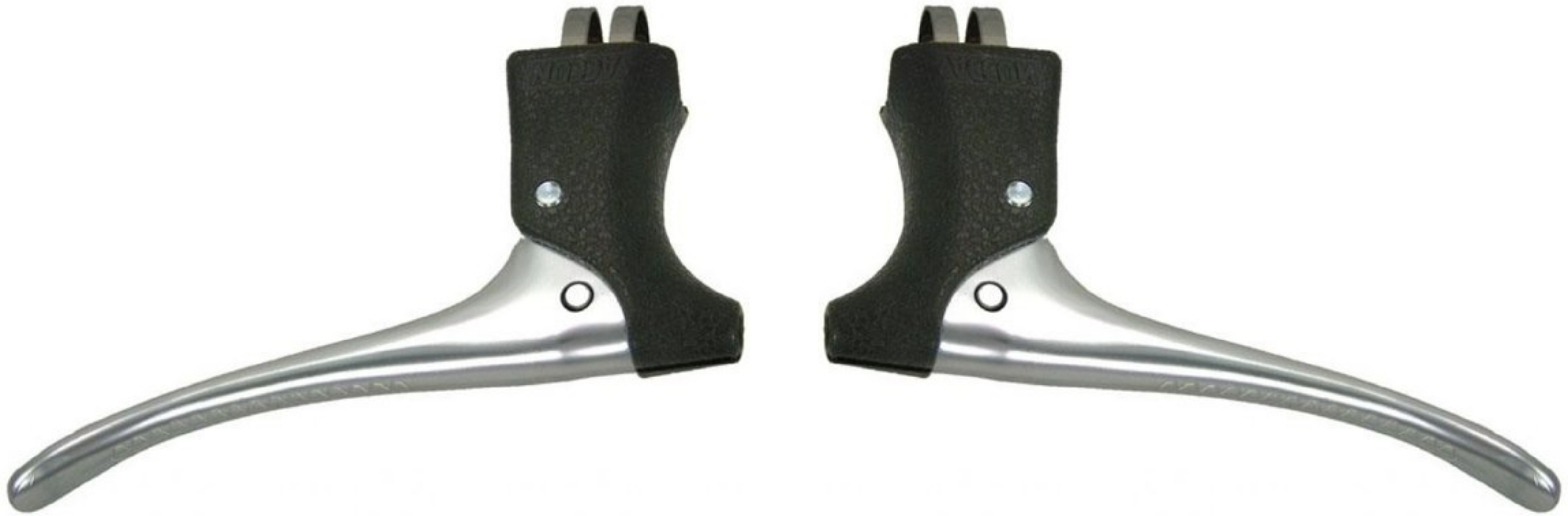 Saccon-Bremshebel, pro Set Aluminium/Kunststoff. Schwarzes Silber