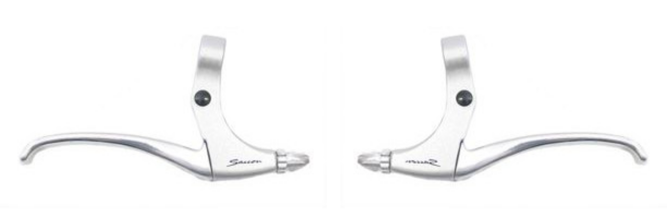 Saccon Bremshebelset. Aluminium, Silber