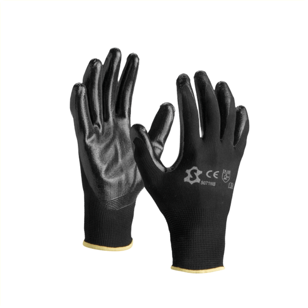 Handschuhe Nitril Polyester Größe 8/L