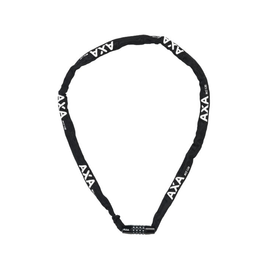 Axa Rigid RCC 120/3,5 Kettenschloss mit Zahlencode Schwarz