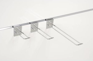 Lamellenwandhaken, doppelt geschlossen, L20cm, Durchmesser 4mm, ohne Preisschildhalter