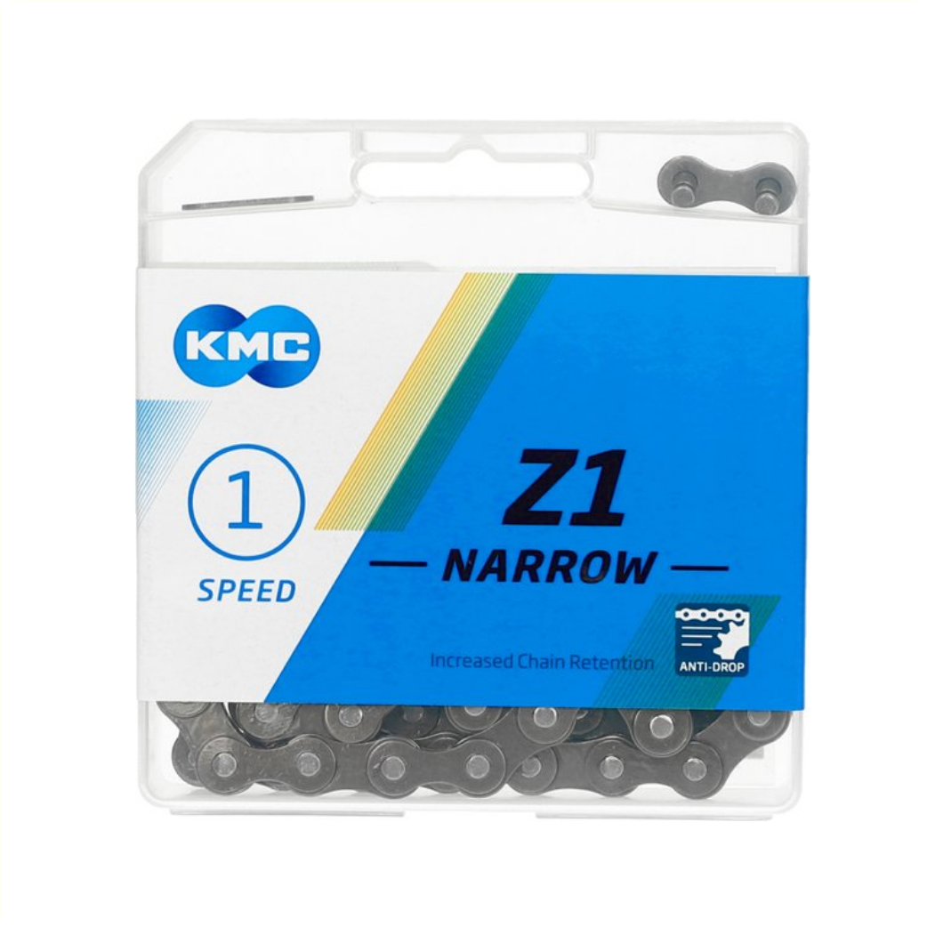 KMC-Kette Z1 schmal 1/2x3/32, 7,3 mm, 112L Single Speed ??Braun