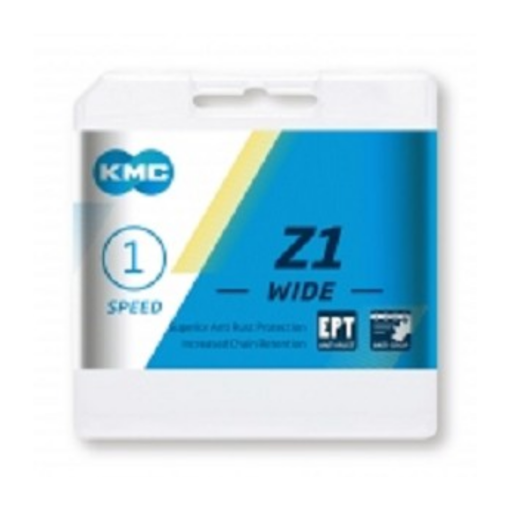KMC-Kette Z-1X EPT, 1/2x1/8, Anti-Röst, ECO PROTECT, Stop-Drop, Einzelgeschwindigkeit