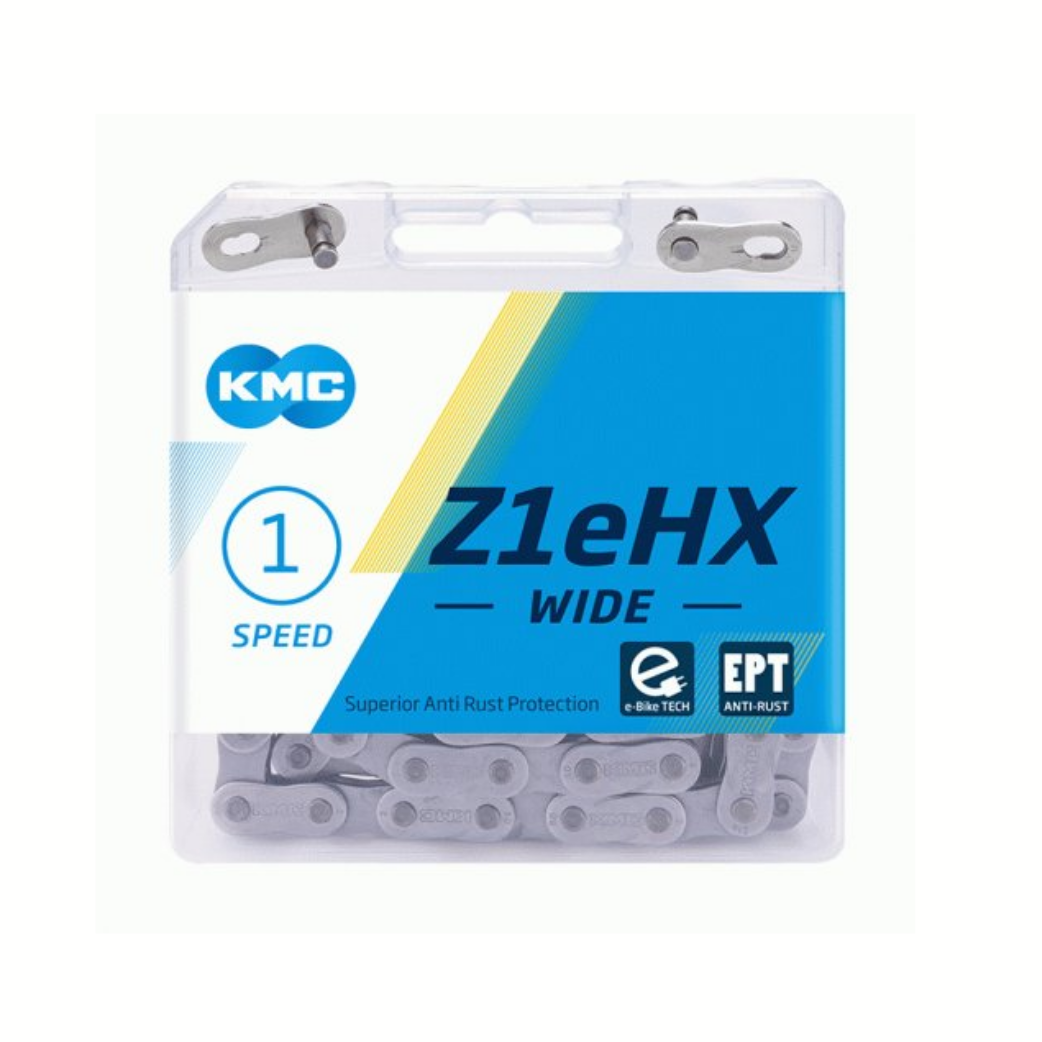 KMC-Kette Z1eHX EPT breit 1/2x1/8, Singlespeed, rostfrei