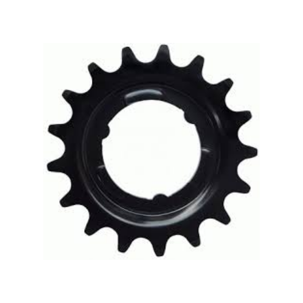 KMC-Ritzel 17T Shimano, für Shimano-Nabenschaltungen. 1/2x3/32. Gehärteter Chromstahl, schwarz