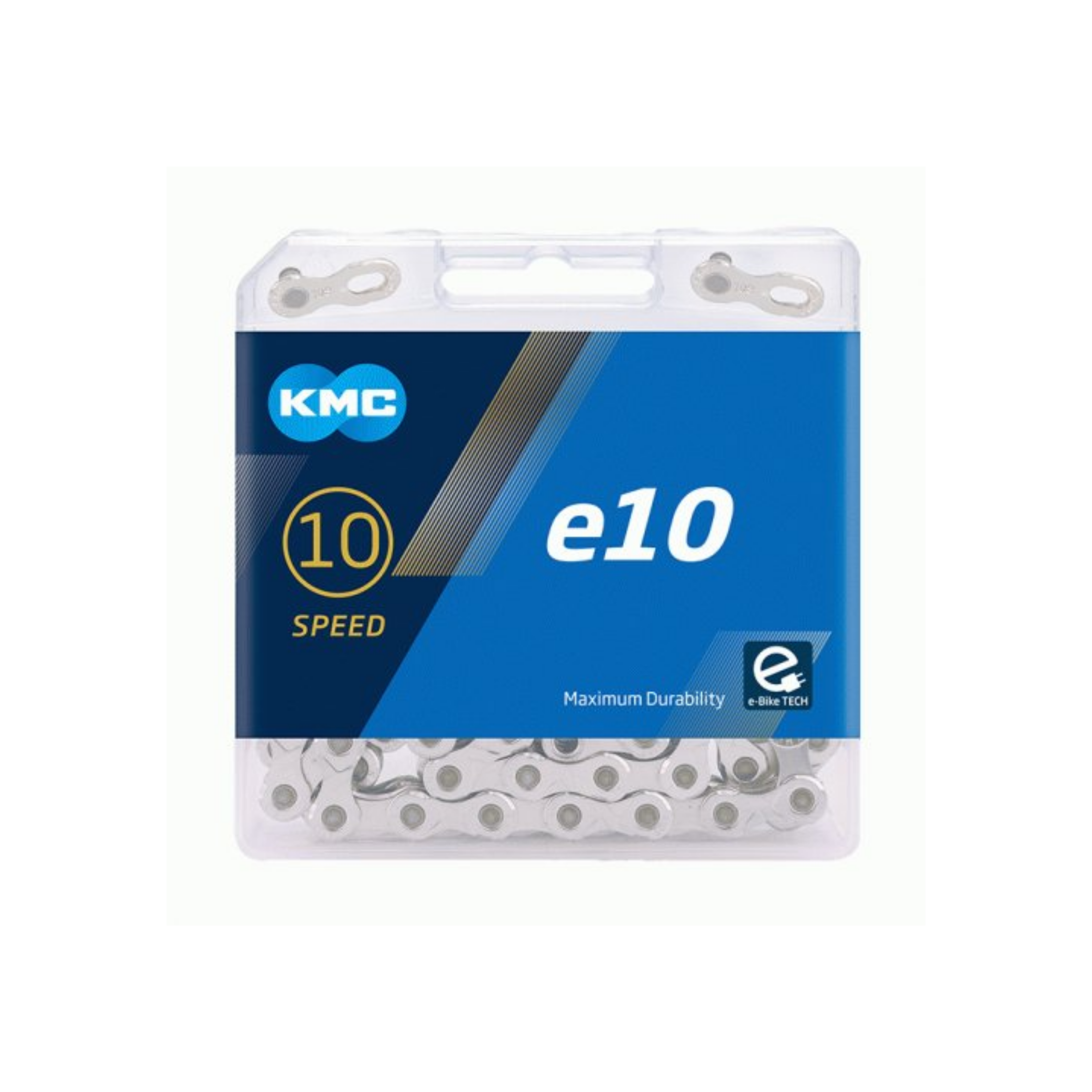 KMC-Kette E10, 1/2x11/128, 10-Gang-Mittelmotor-E-Bike-Kette