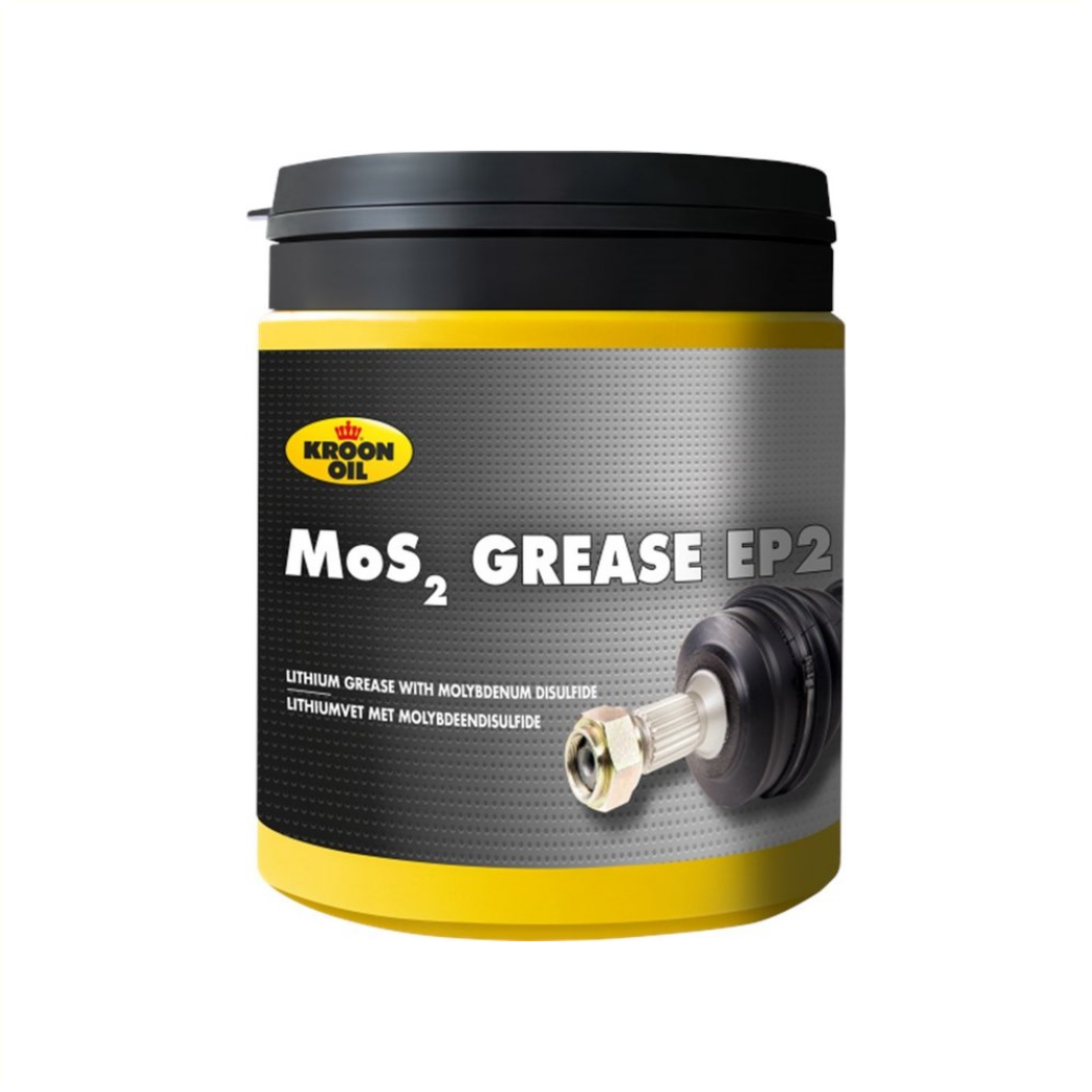 Kroon-Oil MOS2 Grease EP 2, Mehrzweck-Lithiumfett. Glas 600 Gramm