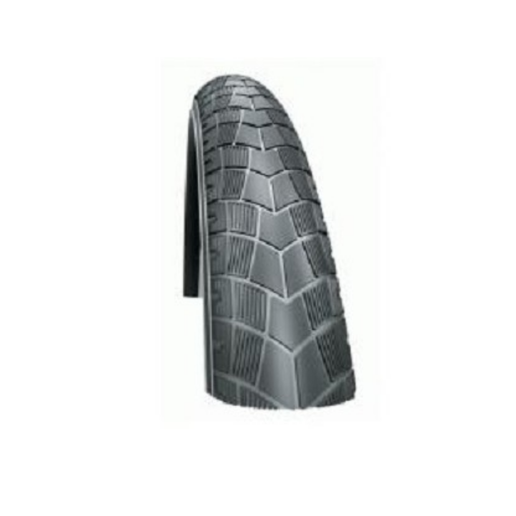 Schwalbe Big Apple (Pannenschutz/Raceguard), Schwarz mit Reflexion, 20x2,15, ETRTO 55-406