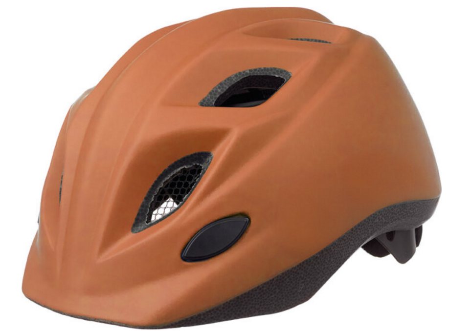 Bobike Kinderhelm in Schokoladenbraun. Größe: XXS (44/48 cm), Farbe: Orangebraun