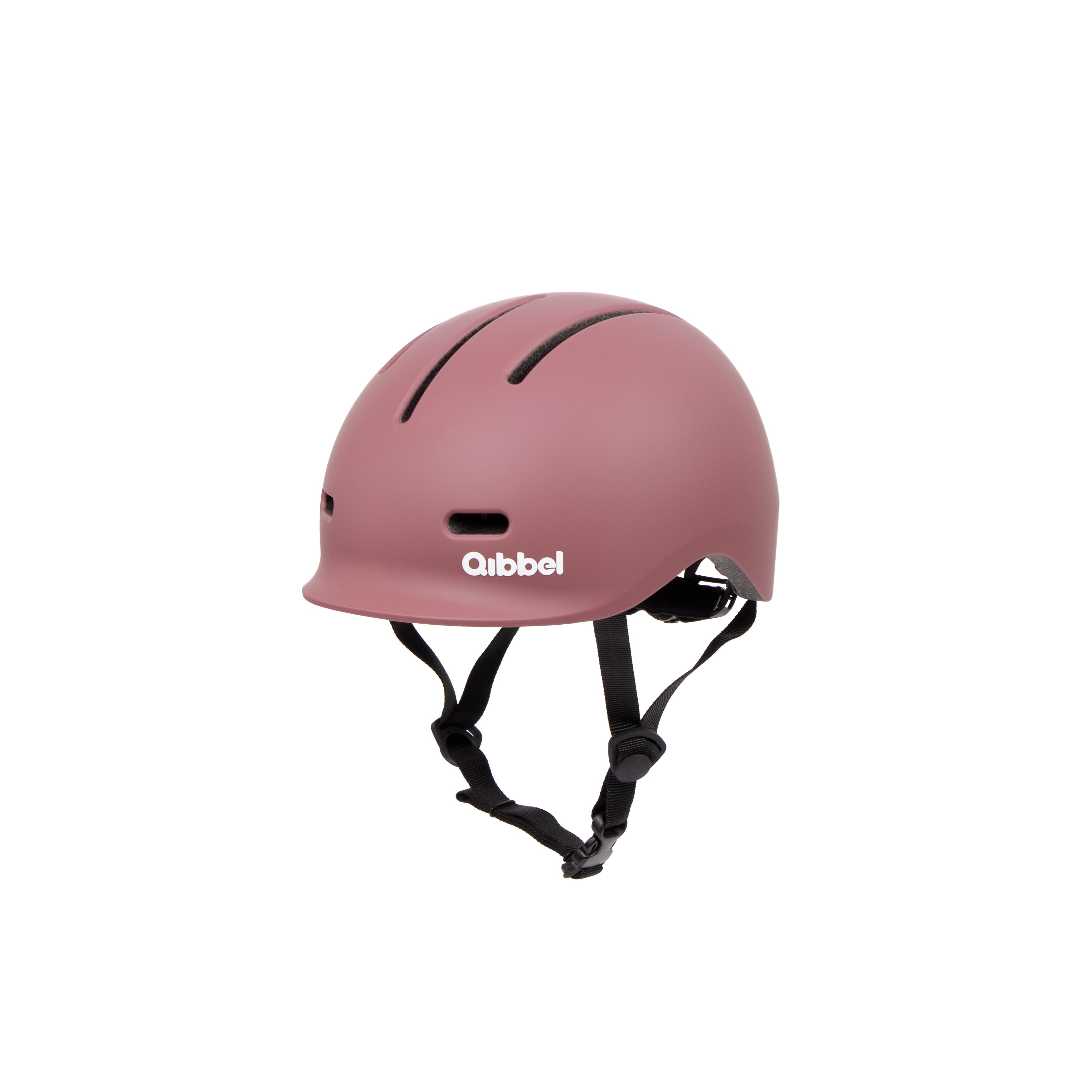 Qibbel Kinderfahrradhelm XS (45–51 cm) – Pflaumenrosa – Belüftet & EN1078-zertifiziert