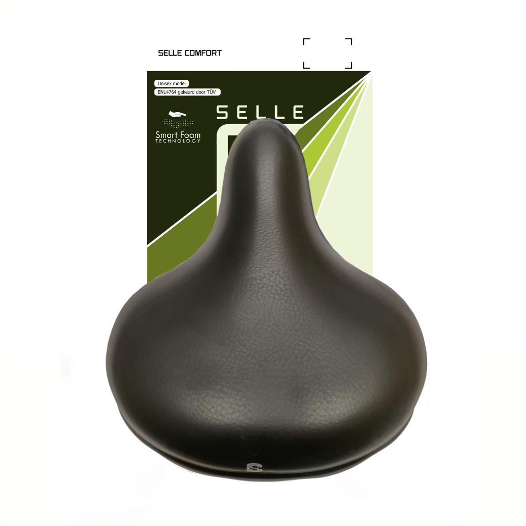 Selle Comfort Sattel Retro XL. Mit Smart-Foam-Technologie, ohne Schlinge.