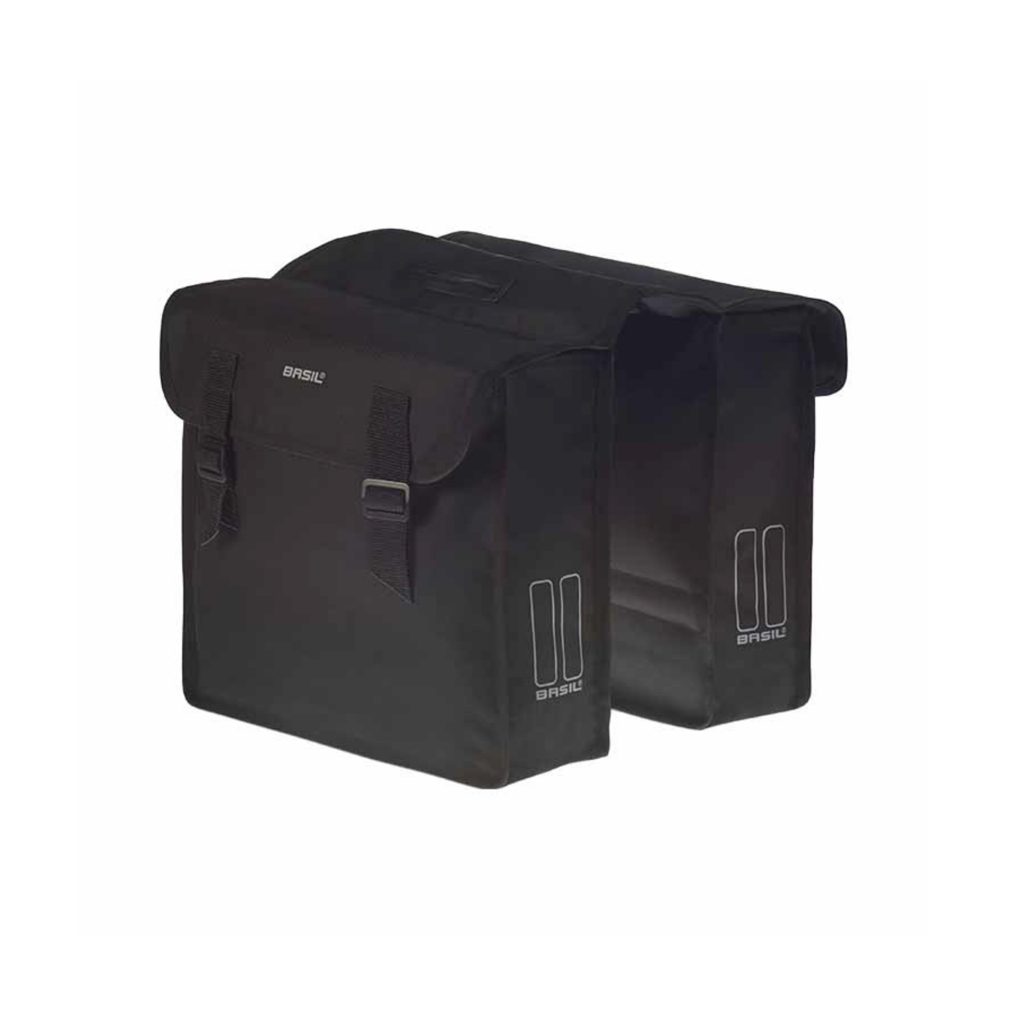 Basil Mara Doppel-Fahrradtasche 26L Schwarz