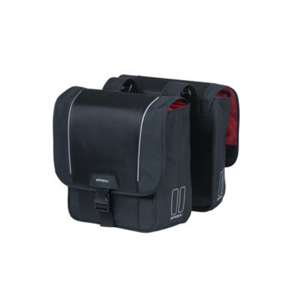 Basil Sport Design Doppel-Fahrradtasche 32L Schwarz