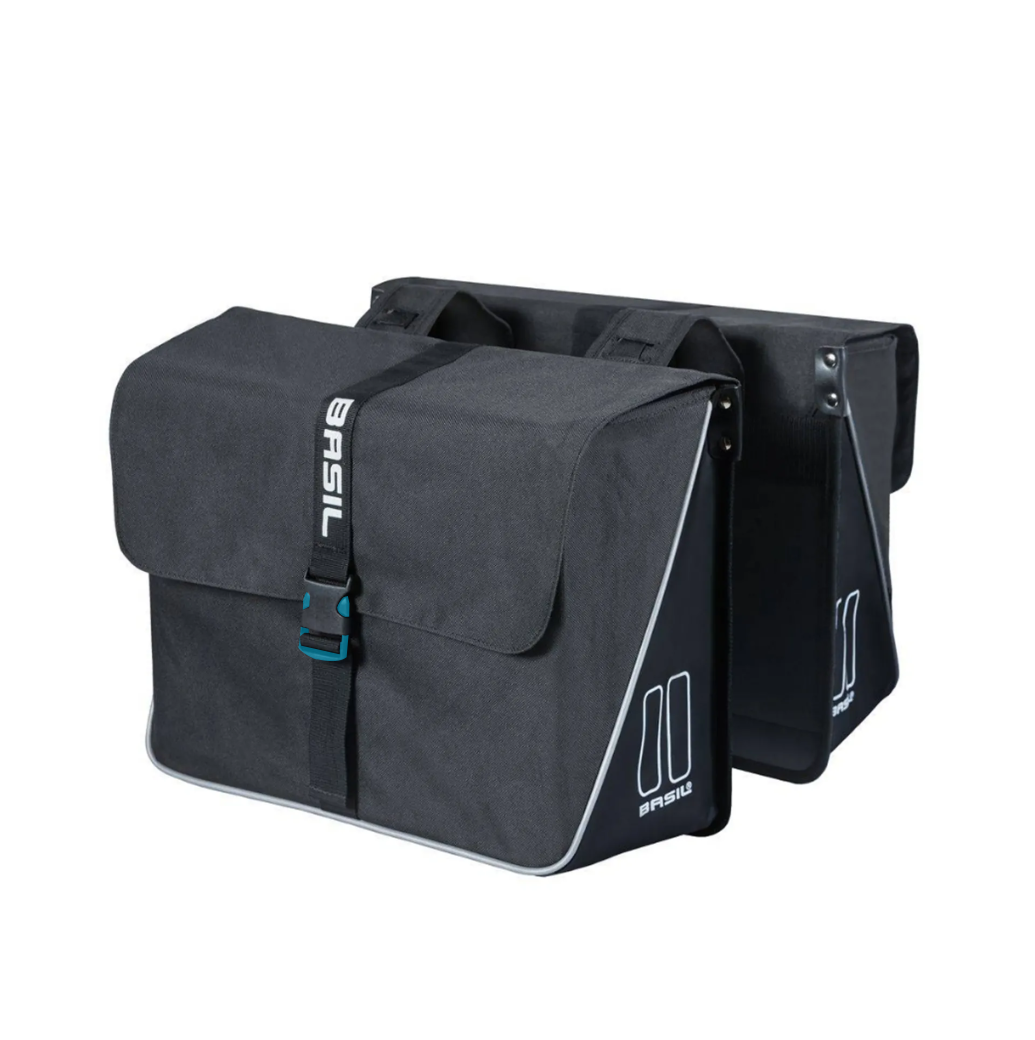 Basil Forte Doppelte Fahrradtasche 35L Schwarz