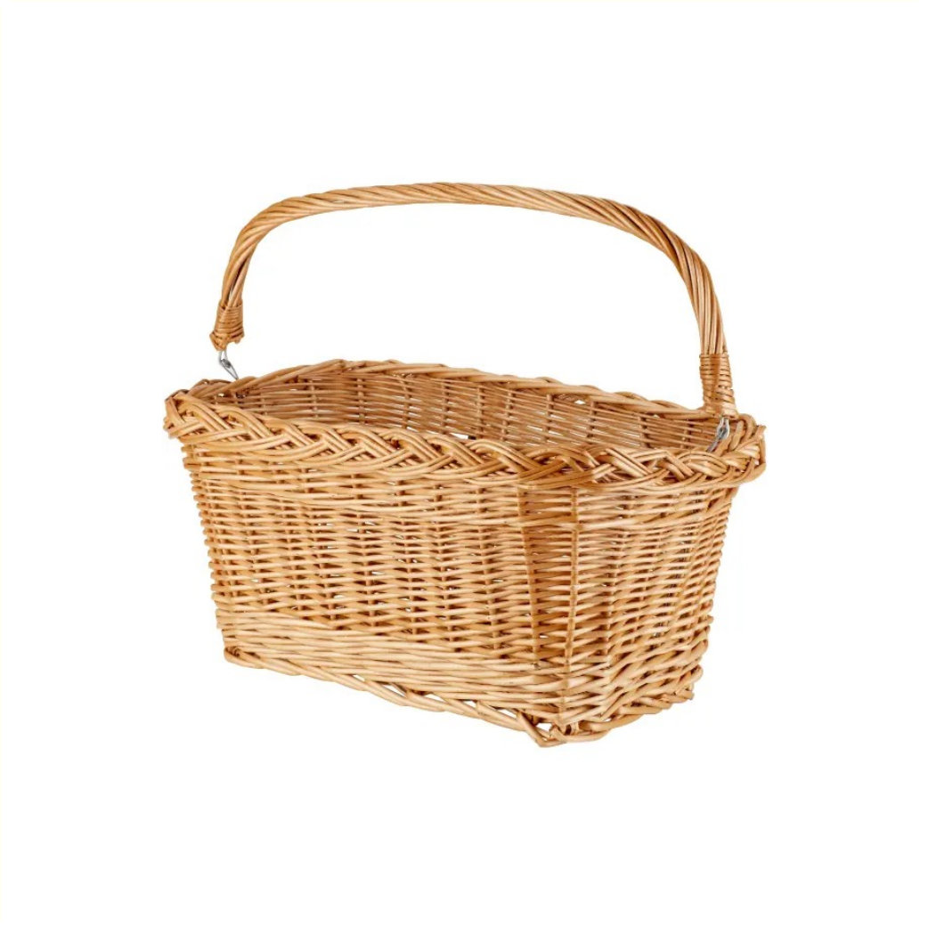 Basil Davos Rechteckiger Fahrradkorb Natur