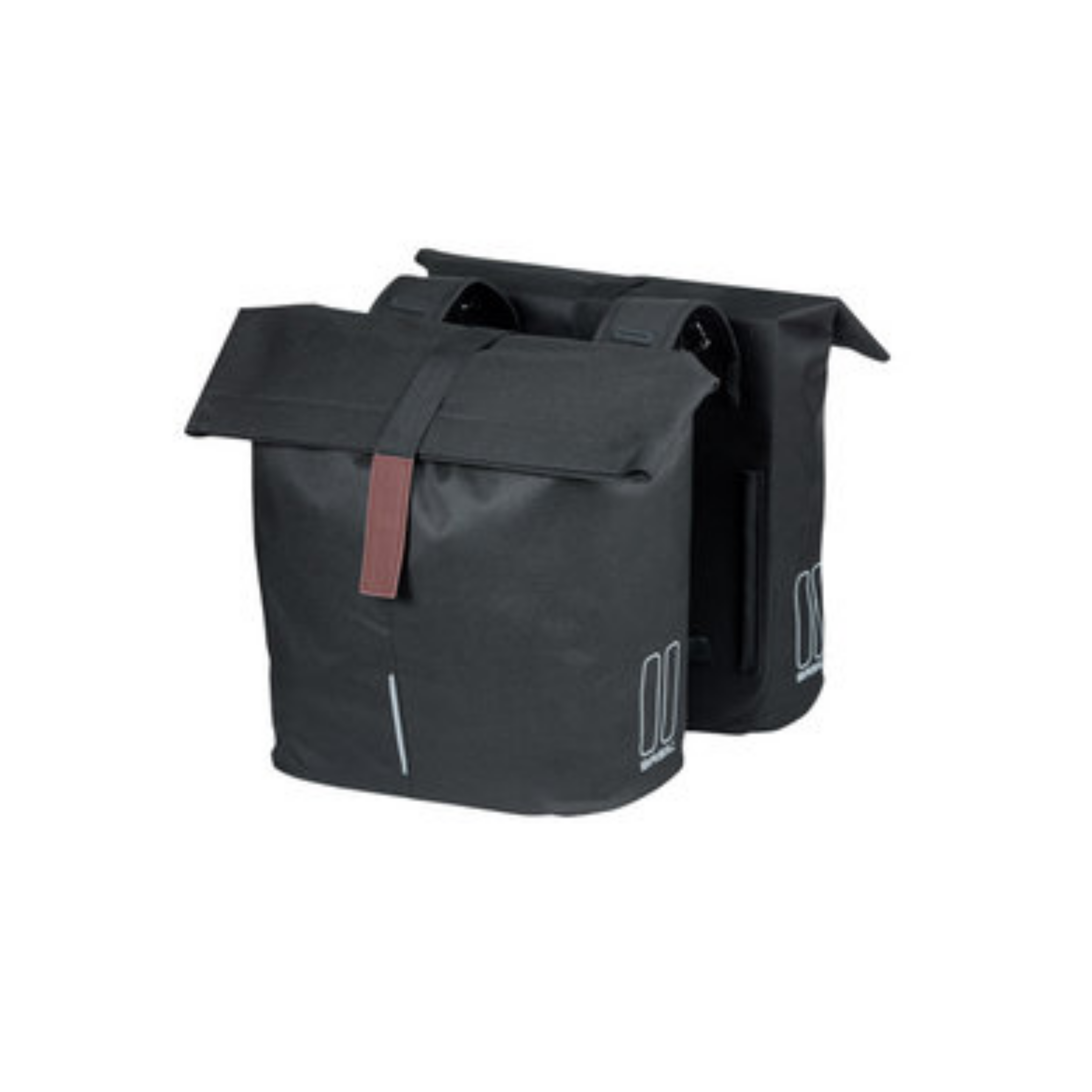 Basil City Double bicycle bag 28-32L Black